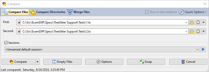 ExamDiff Pro x64 screenshot ExamDiff Pro x64 screenshot