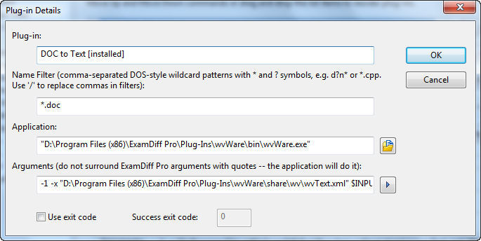 Plug-in Details dialog