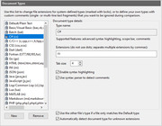 Options - Document Types