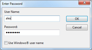 Change Password dialog