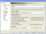 The Dir Comparison page of ExamDiff Pro Options dialog
