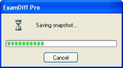 ExamDiff Pro Saving Progress Dialog